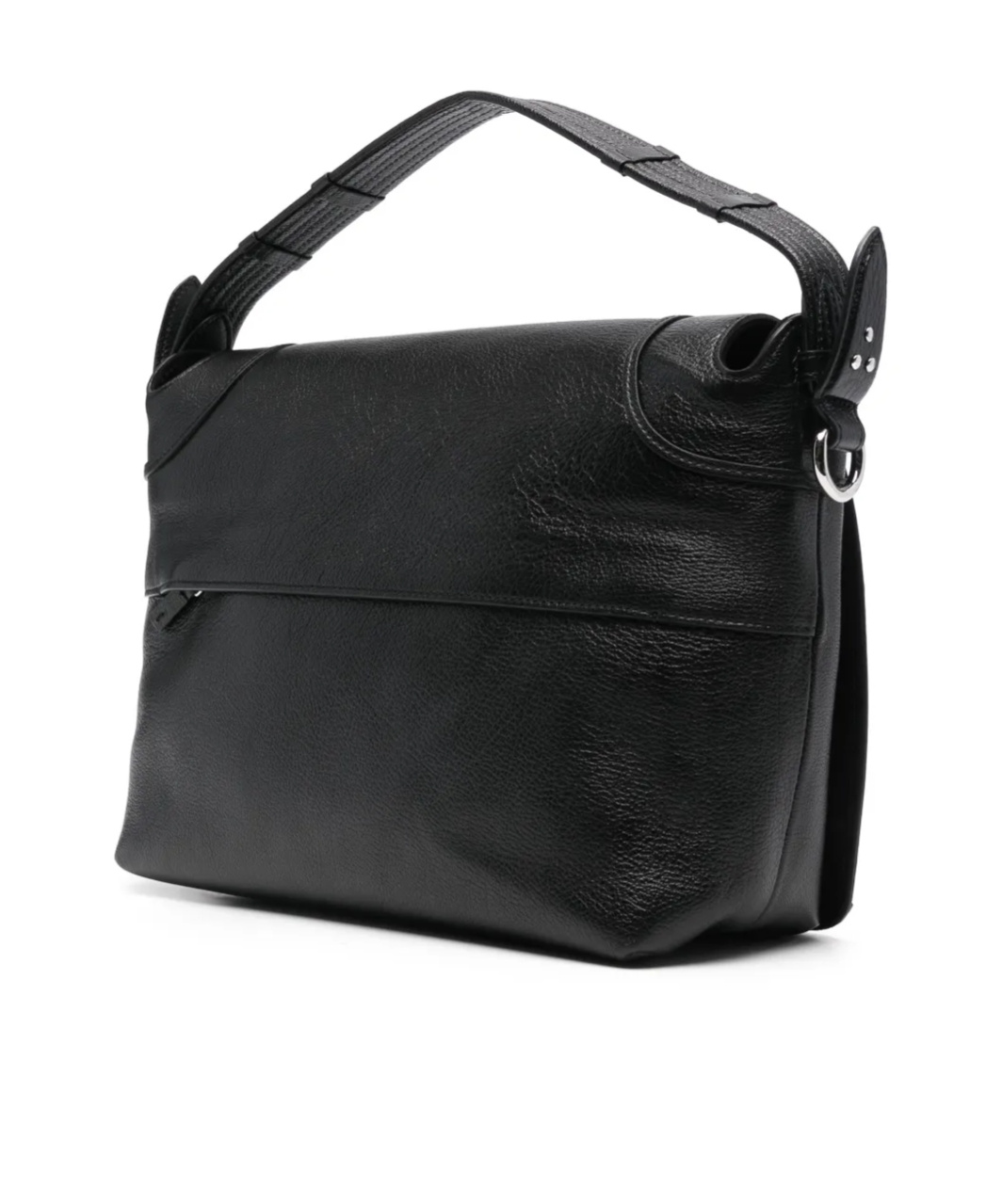 Jérôme Dreyfuss Jerome Dreyfuss Pepito Medium Leather Tote Bag In Black