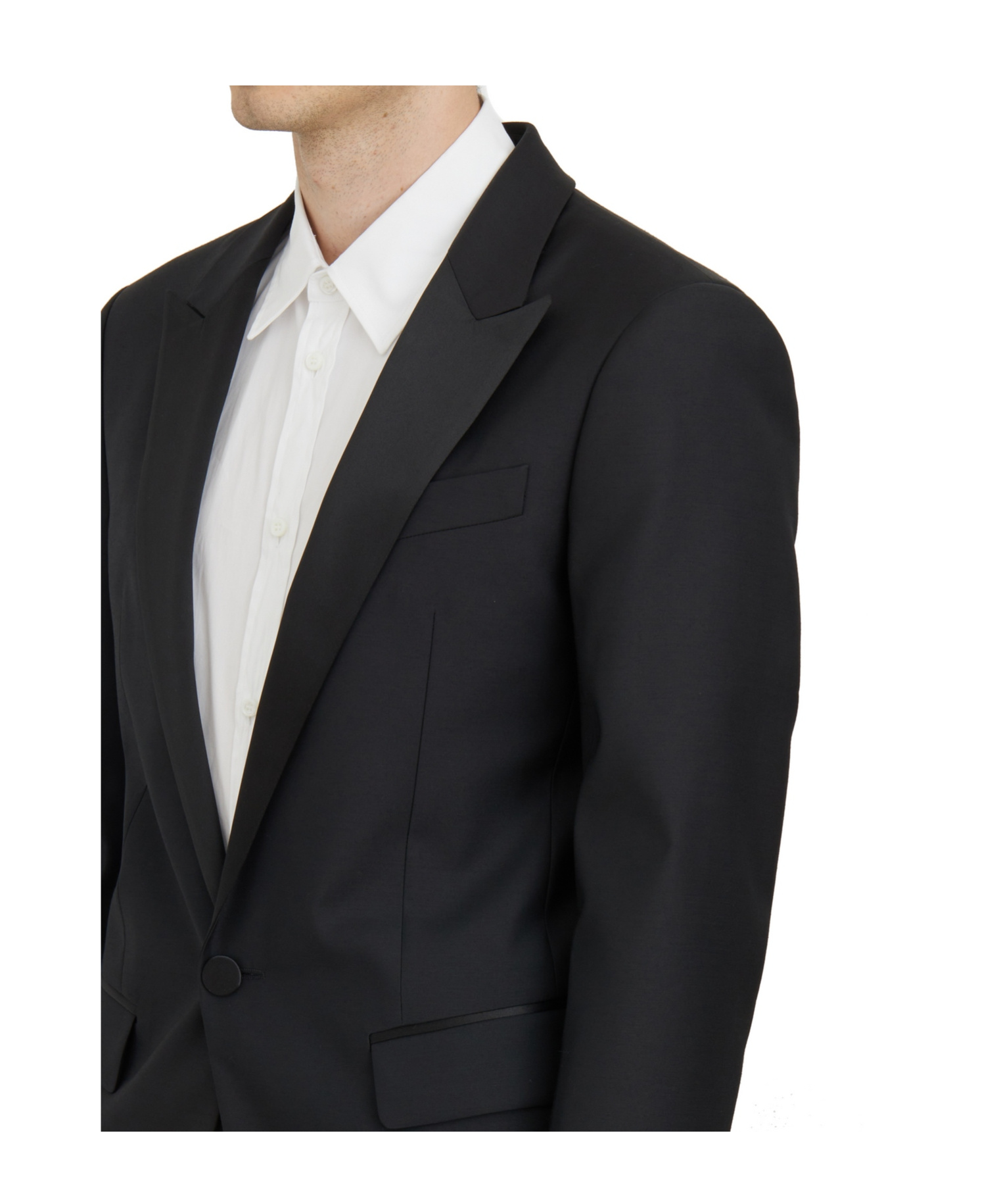 Dsquared2 Silk And Wool Blazer Berlin In Black