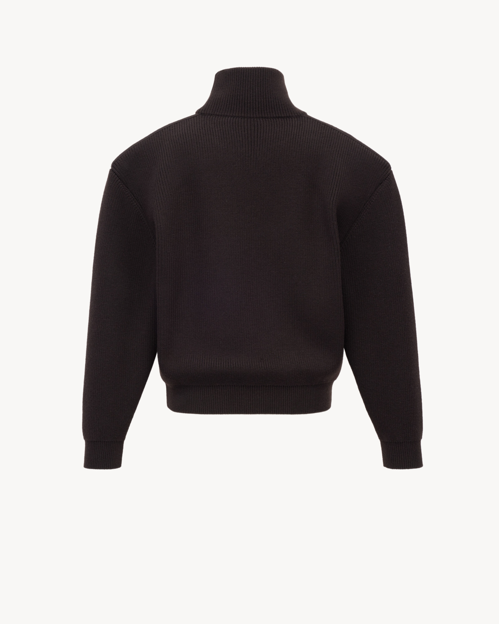 Saint Laurent Turtleneck Sweater In Black