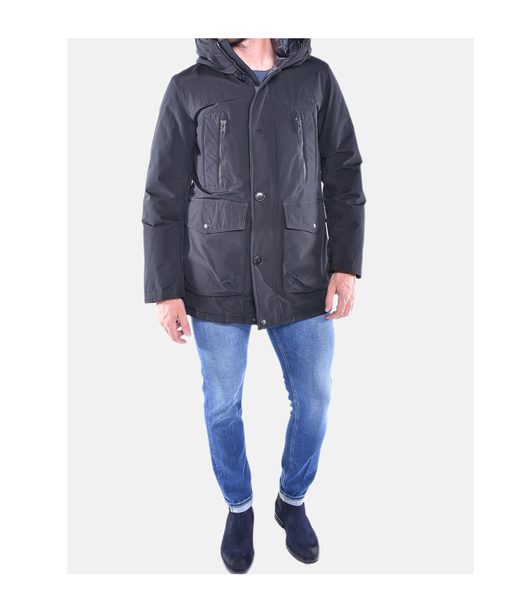 Woolrich Ramar Arctic Parka In Black