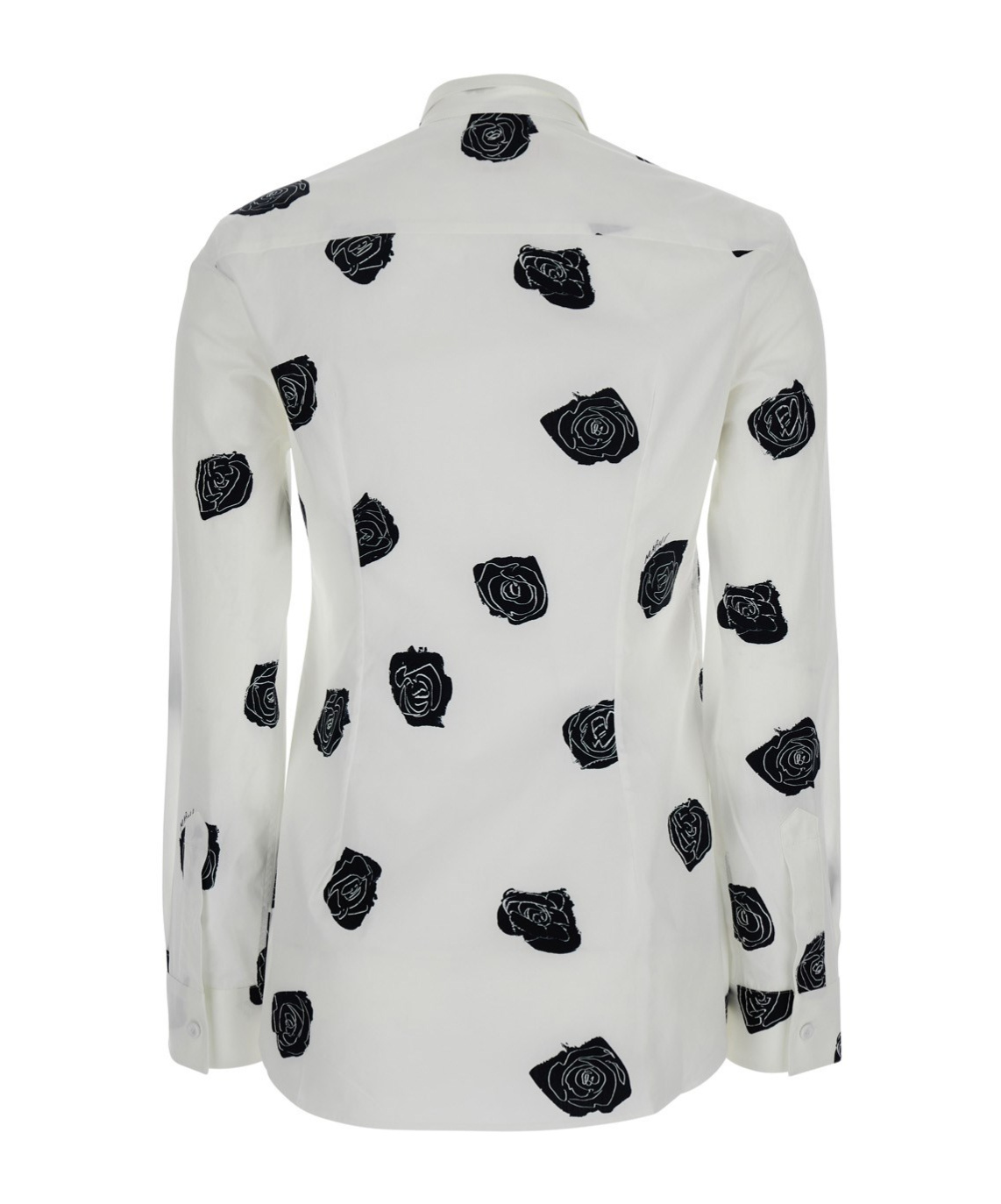 Marni Cotton Shirt With Printed Design And Long Sleeves In White