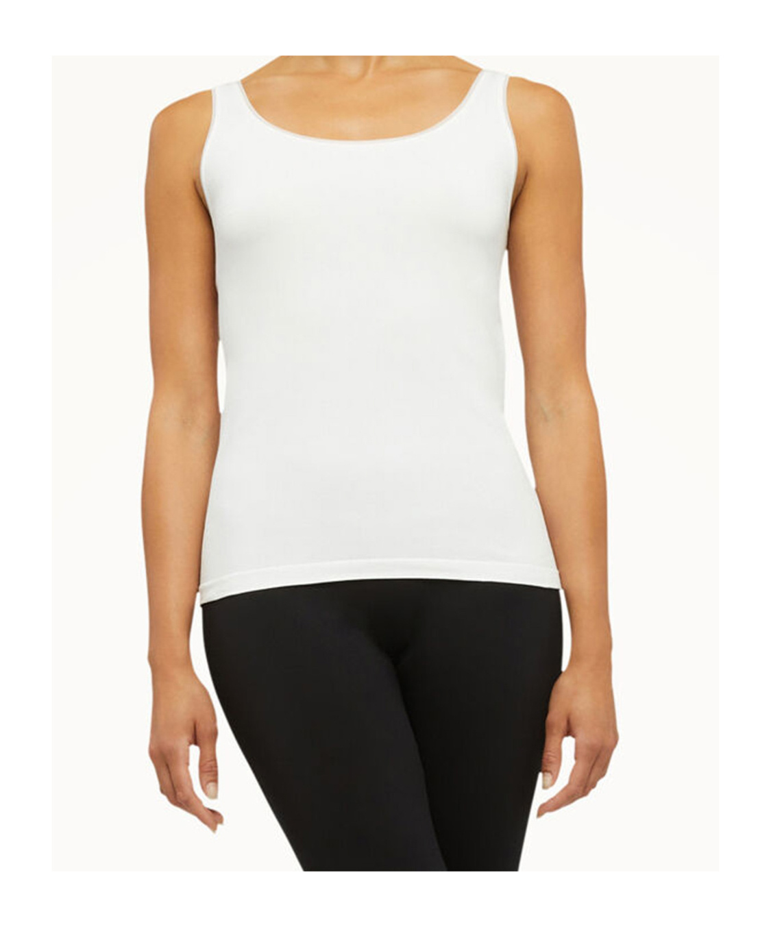 Wolford Crew Neck Vest In White