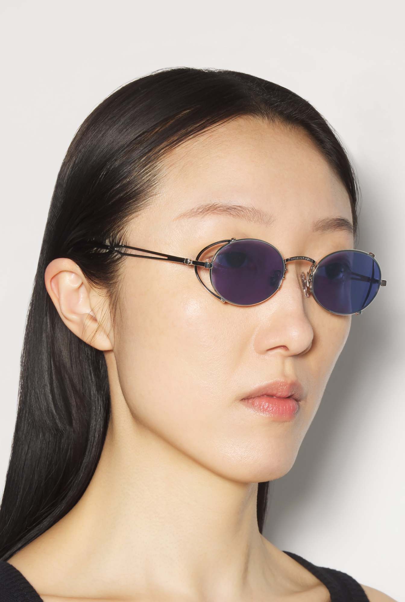 Jean Paul Gaultier The Silver 55-3175 Round-frame Sunglasses In Gray