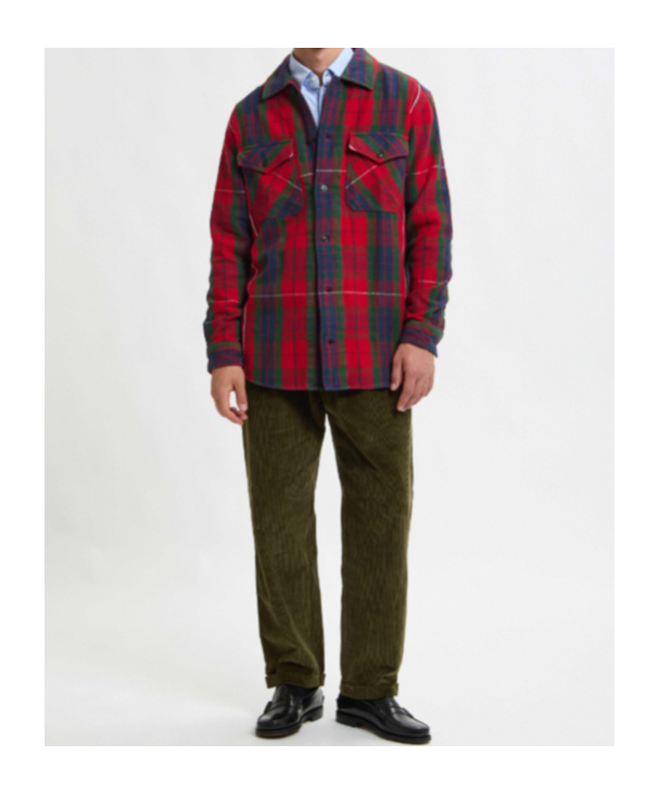 Baracuta Plaid Cotton Shirt In Multi