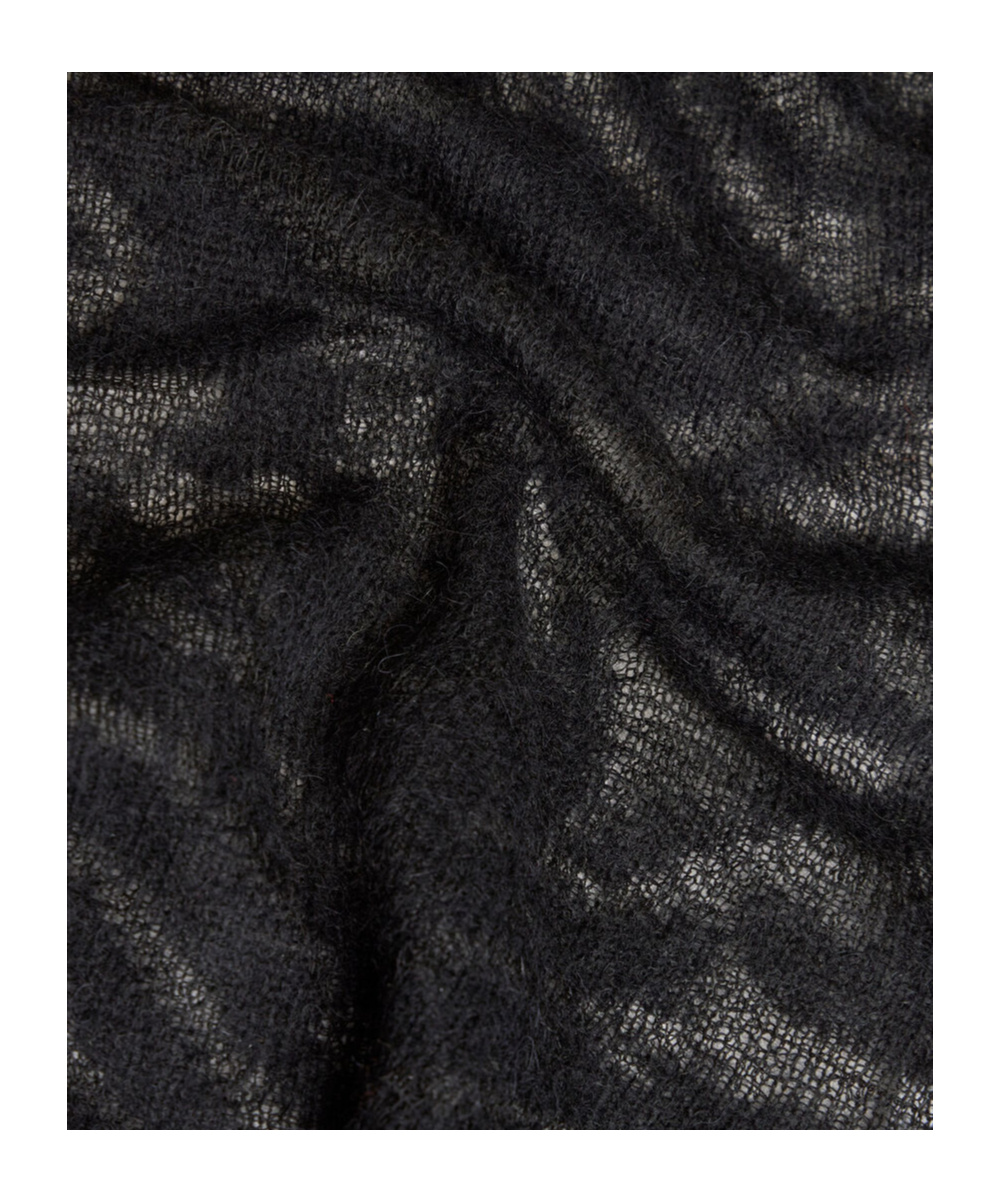Etro Roll-neck Jacquard Sweater In Black