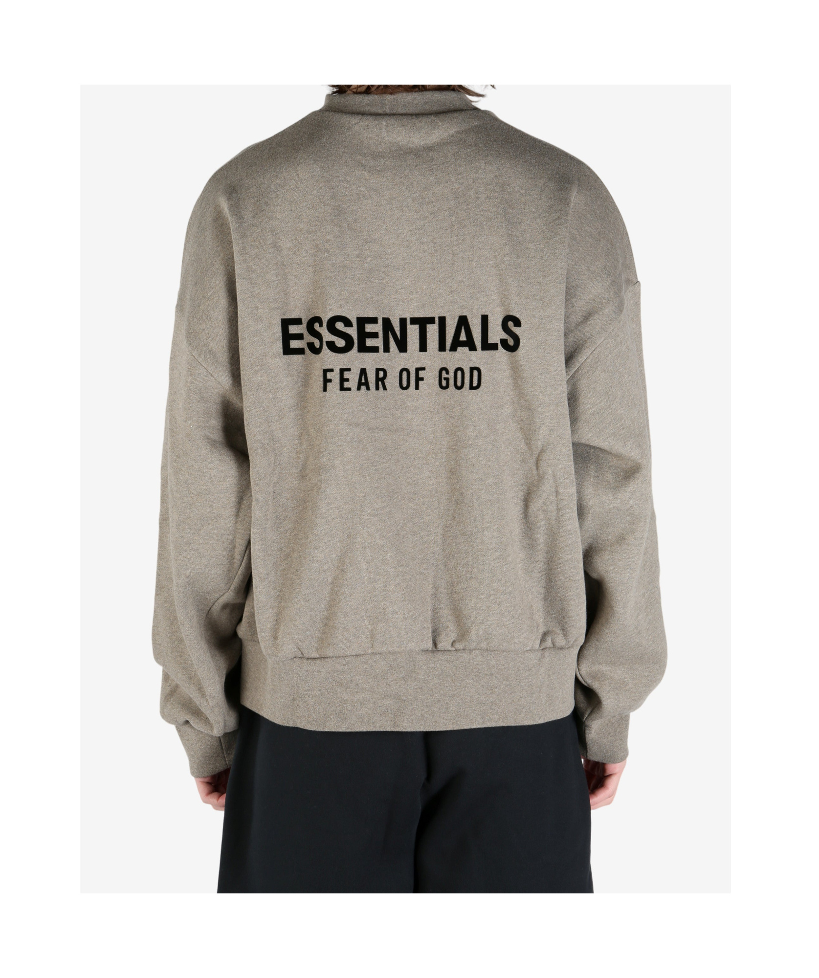Essentials Long Sleeve Sweatshirt In Nude