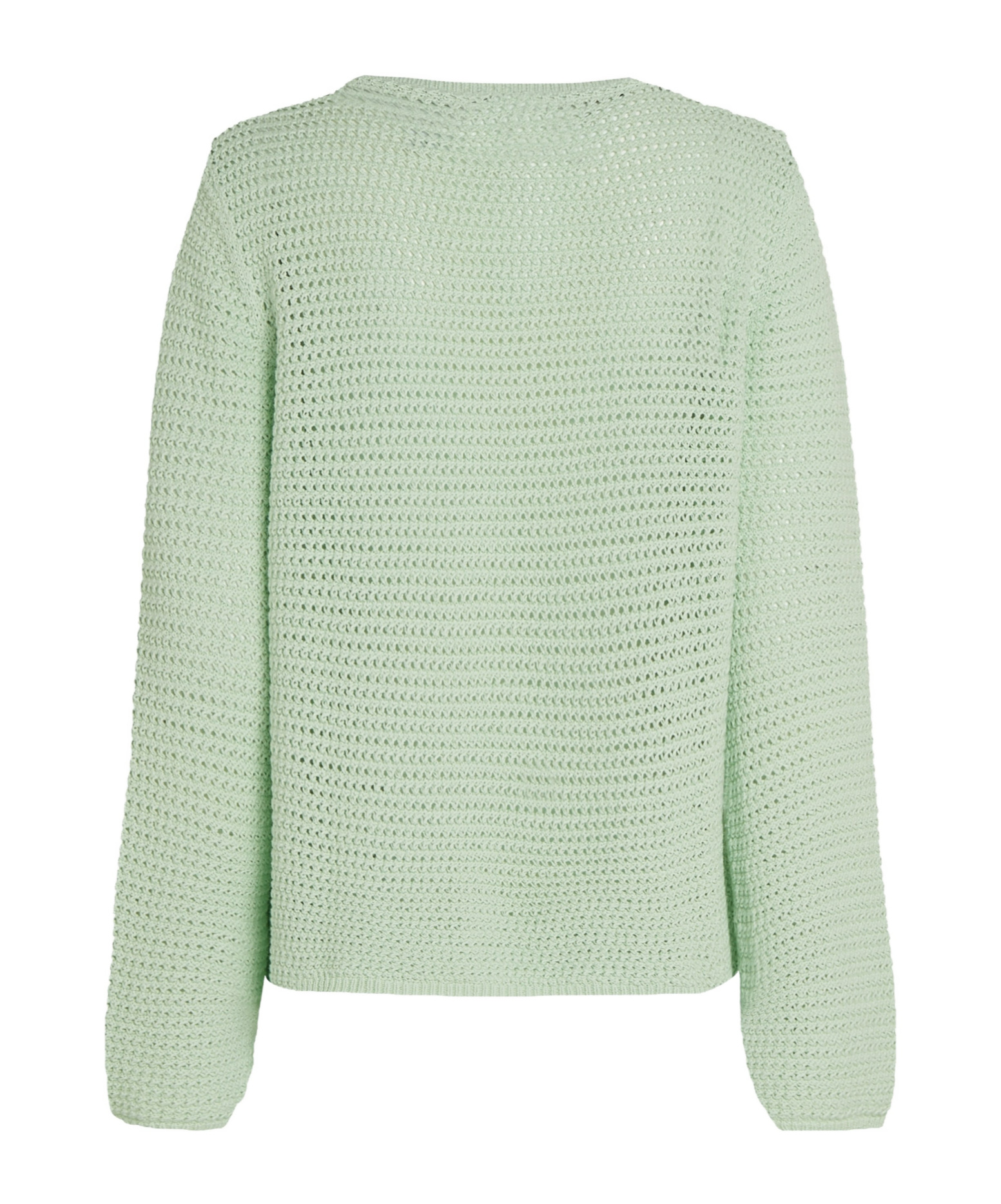 Tommy Hilfiger Pointelle Crew-neck Sweater In Green