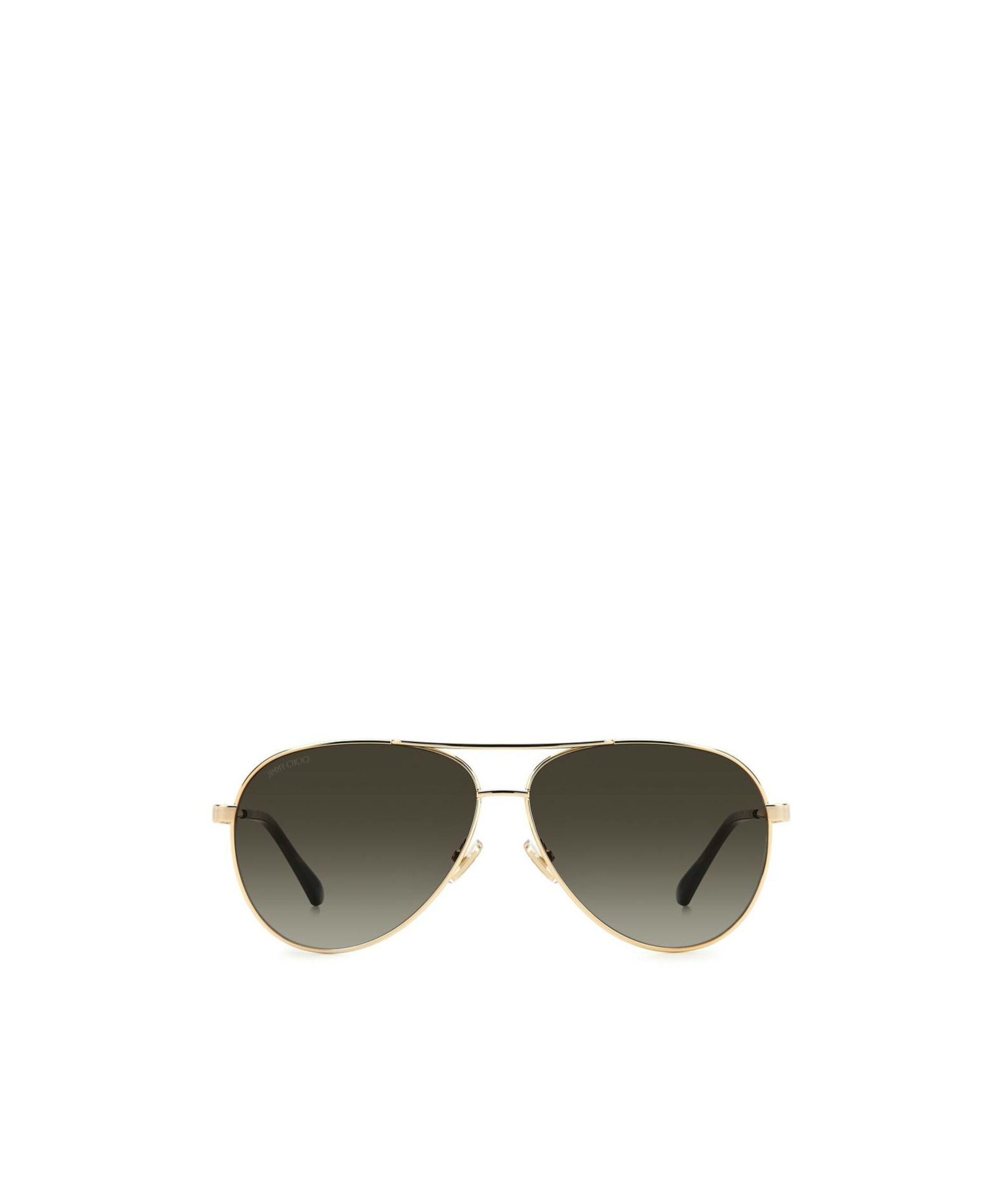 Jimmy Choo Elliptical Sunglasses In Brown