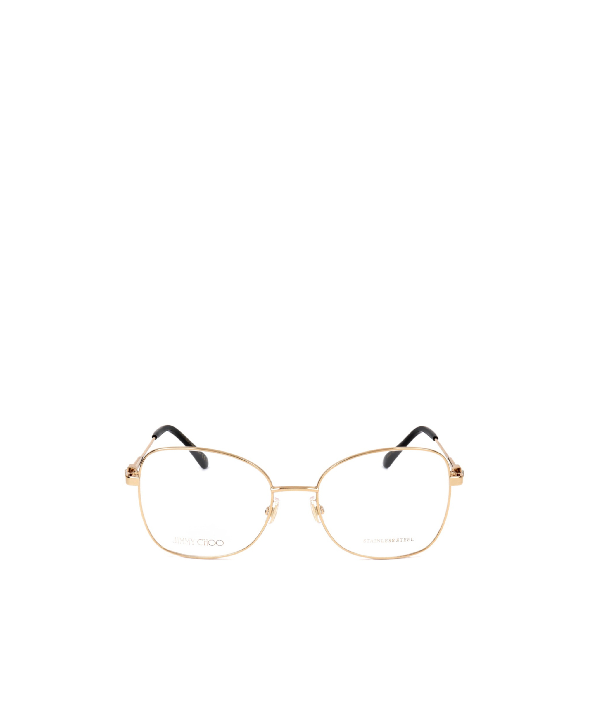 Jimmy Choo Eyewear Butterfly Frame Glasses In White