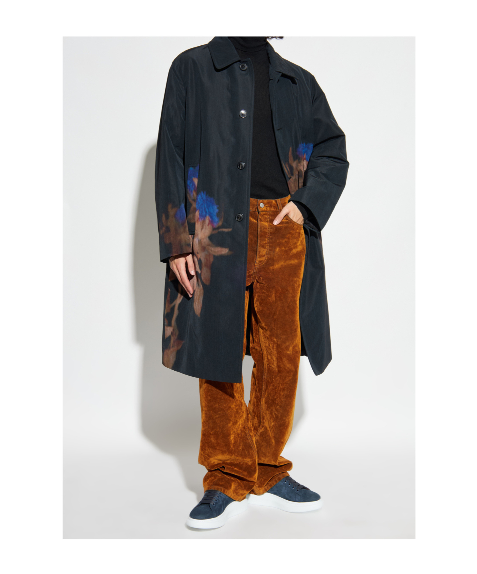 Dries Van Noten Belt Loop Casual Pants In Brown
