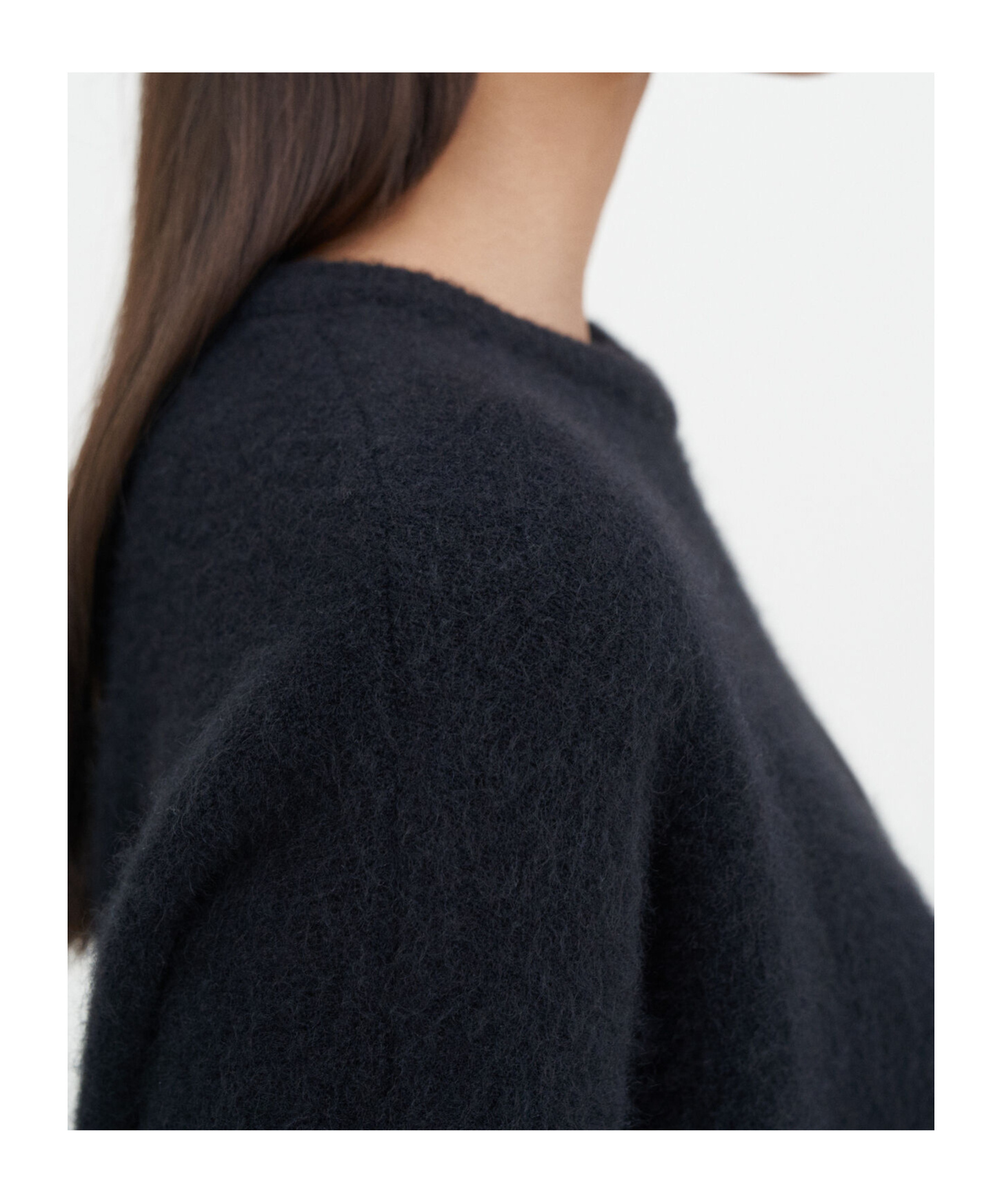 Filippa K Oversized Knitted Pullover In Black