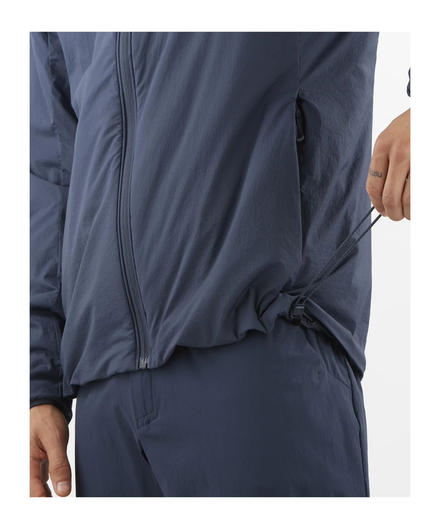 Salomon Mountain Flex Men's Jacket In Blue Nights
