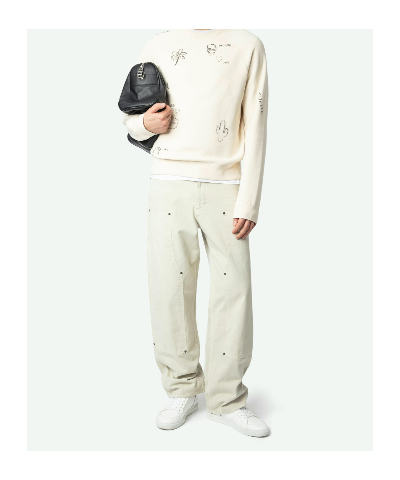 Zadig & Voltaire Uppy Graffiti Print Sweatshirt