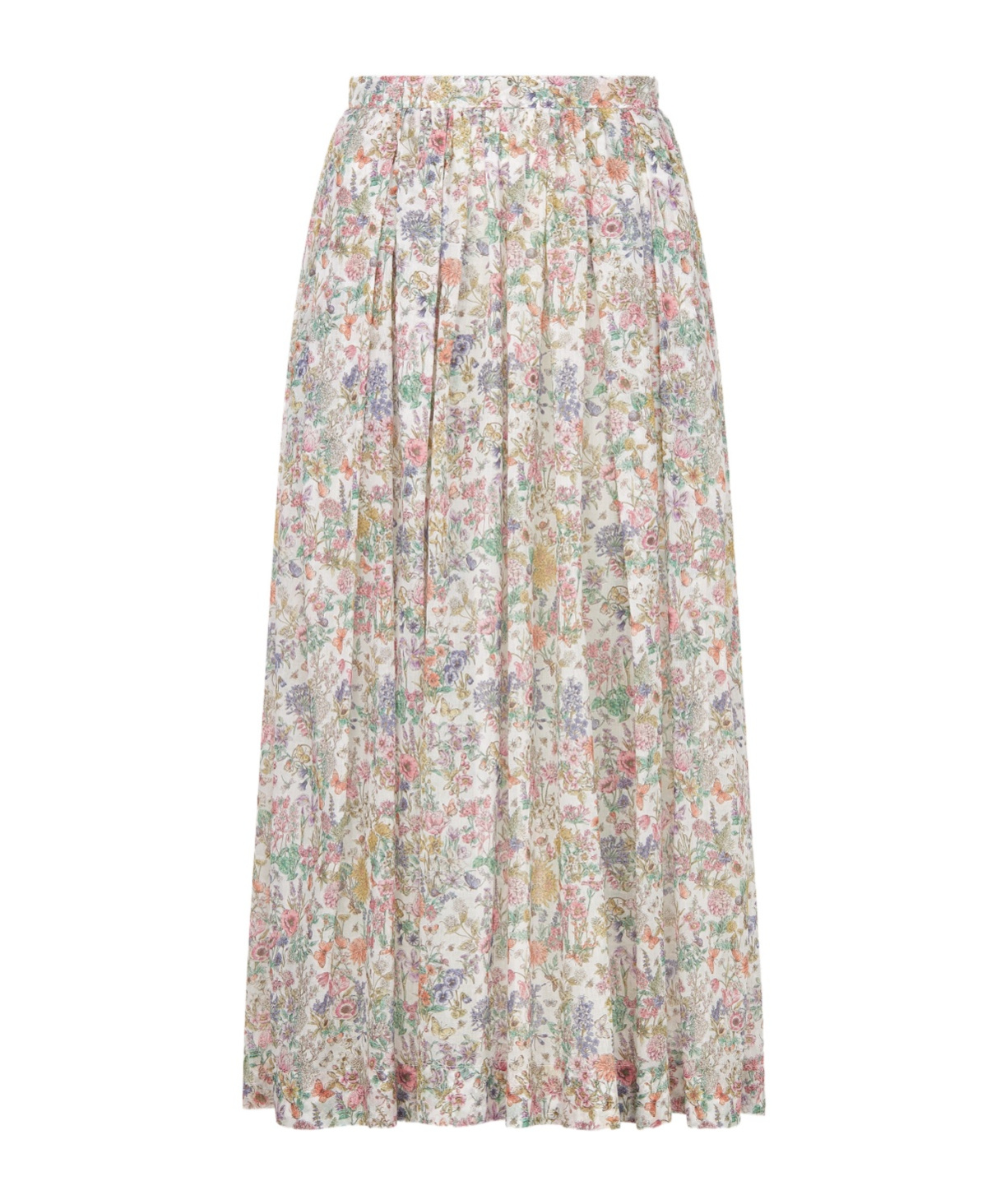 Dior Mid-length Flared Skirt In Neutral