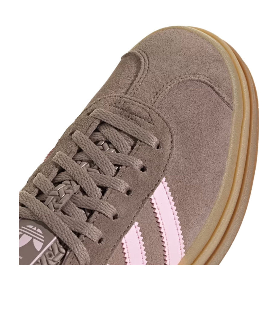 Adidas Originals Gazelle Bold Suede Platform Sneakers In Brown