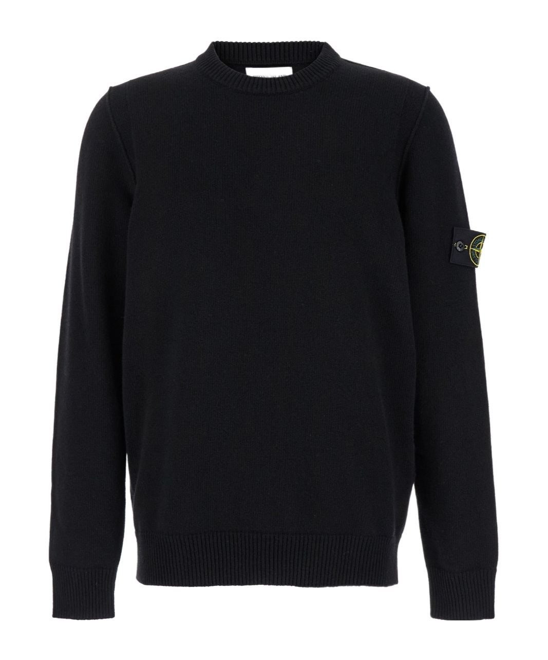 Shop Stone Island Compass-badge Jumper In Black