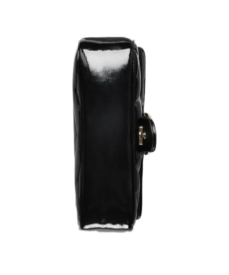 Gucci Small Gg Marmont Shoulder Bag In Black