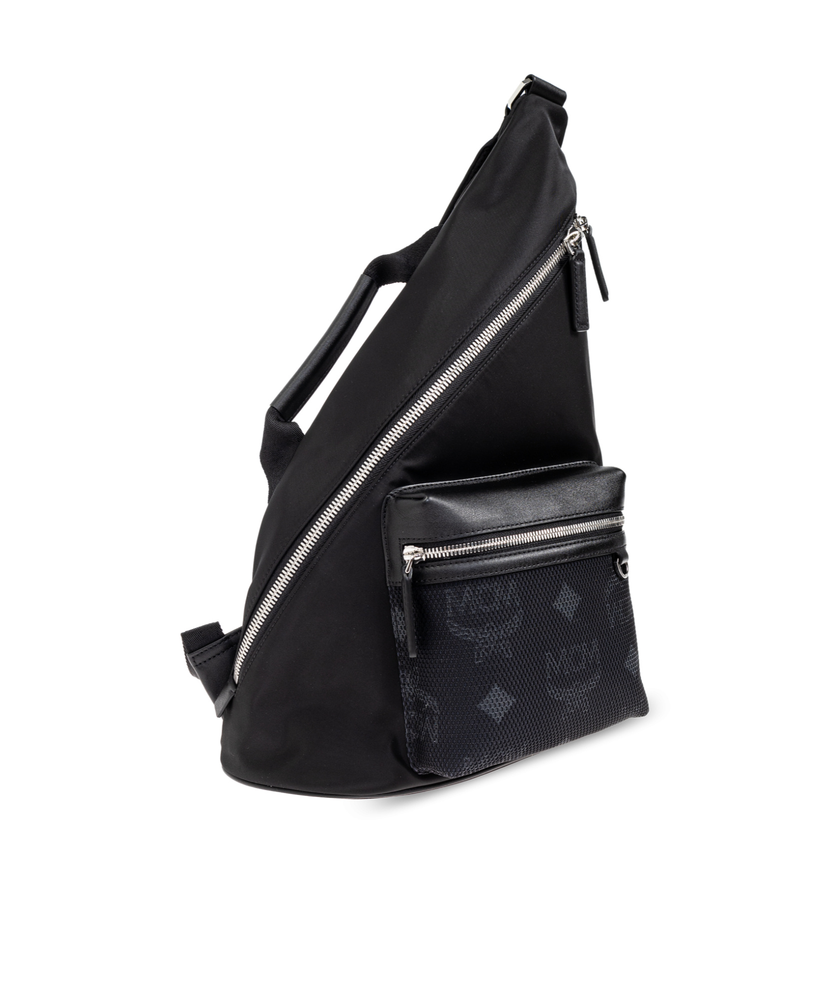 Mcm Aren Shoulder Backpack In Black