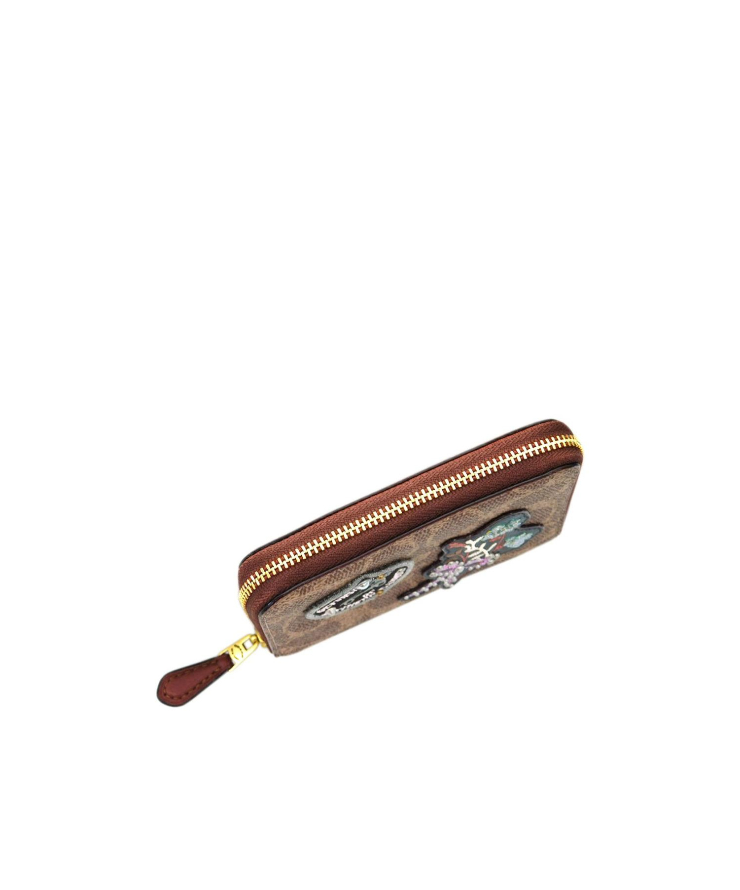 Coach Logo Wallet In Brown