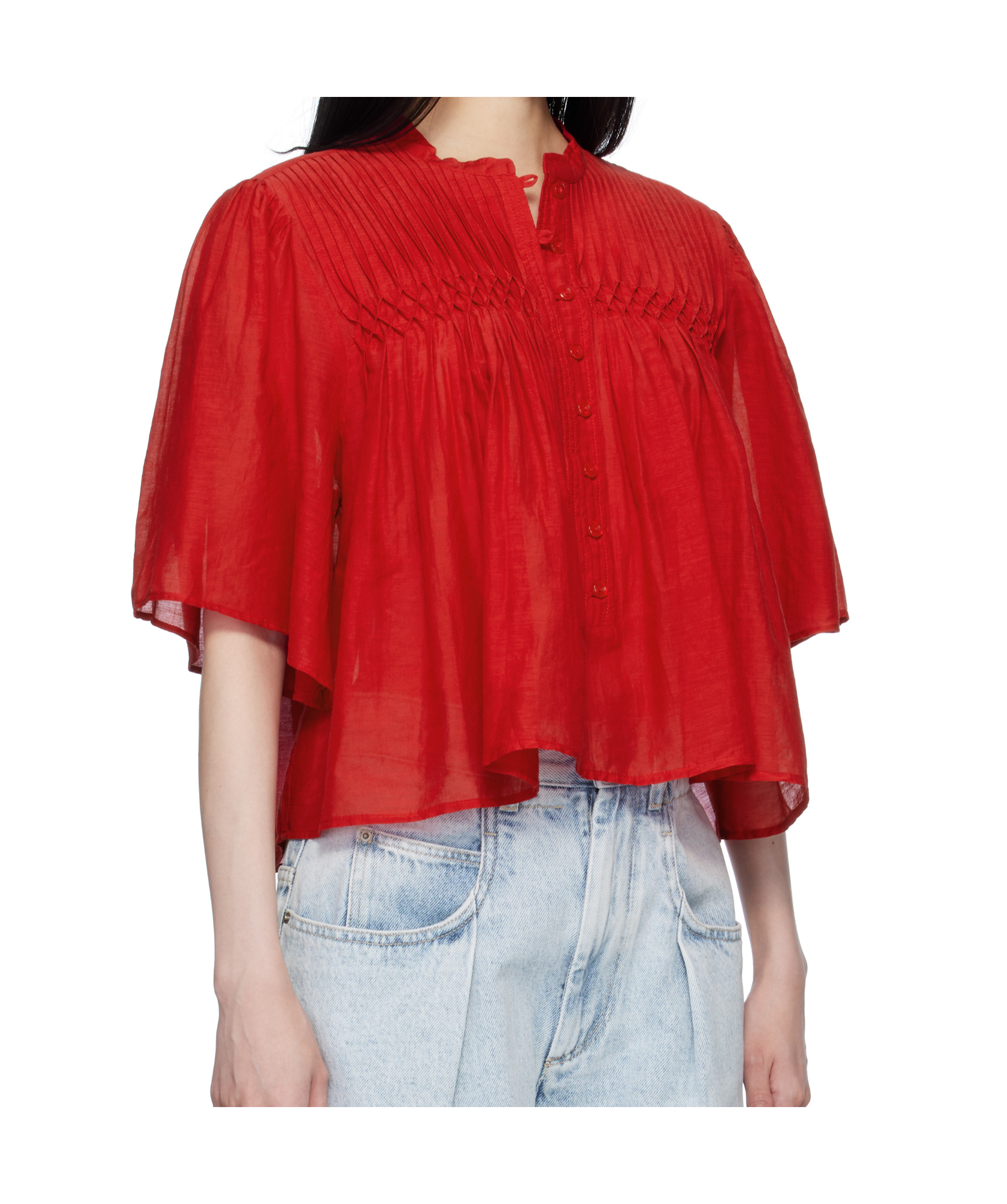 Isabel Marant Étoile Button Shirt In Red