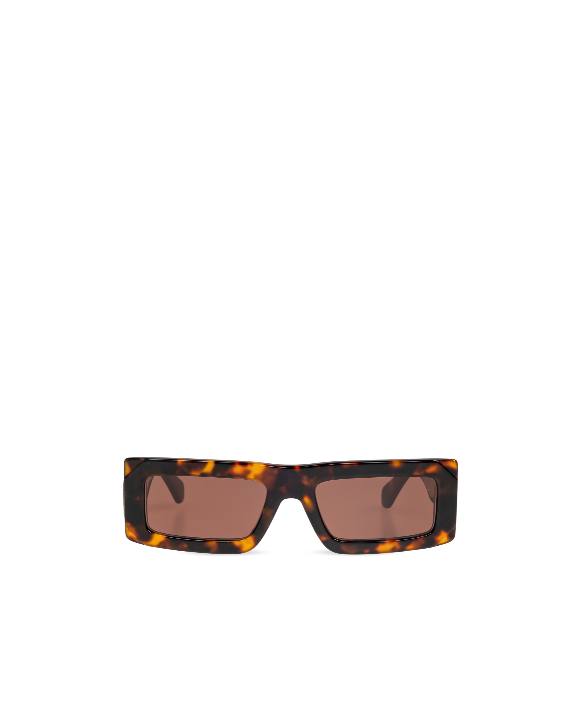 Off-white Laurel Rectangular Frame Sunglasses In Brown