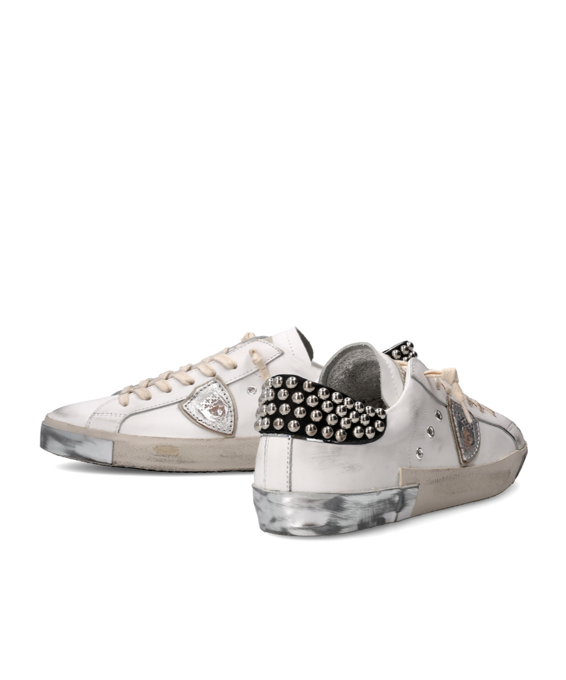 Philippe Model Prsx Tennis Low-cut Casual Shoes In White