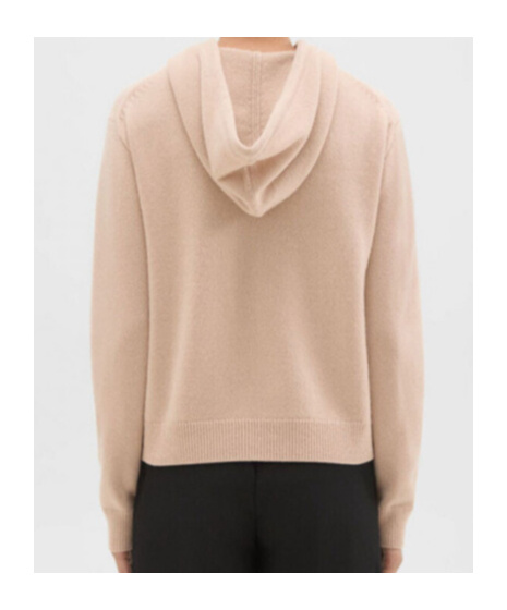 Theory Long-sleeved Sweater In Nude