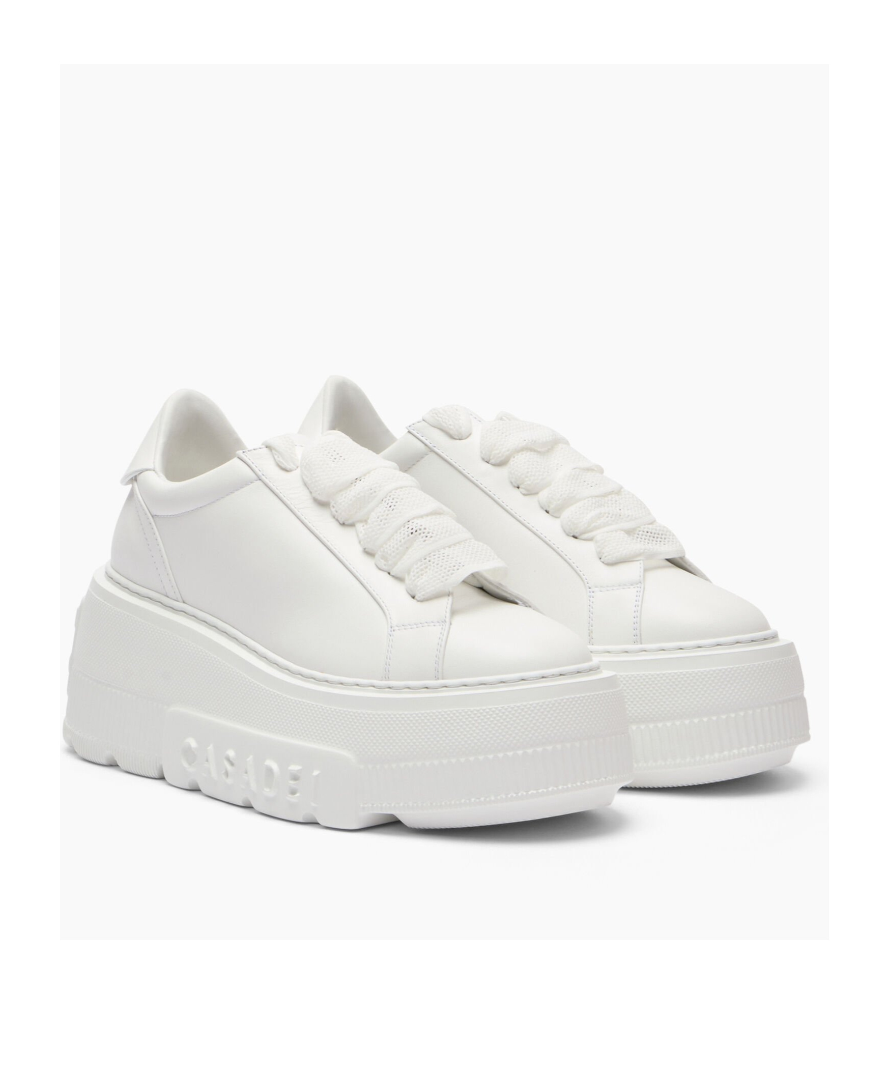 Casadei Nexus Platform Sneakers In White