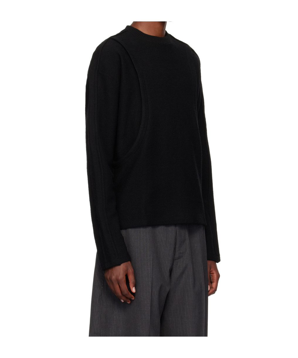 Andersson Bell Long-sleeved Sweater In Black