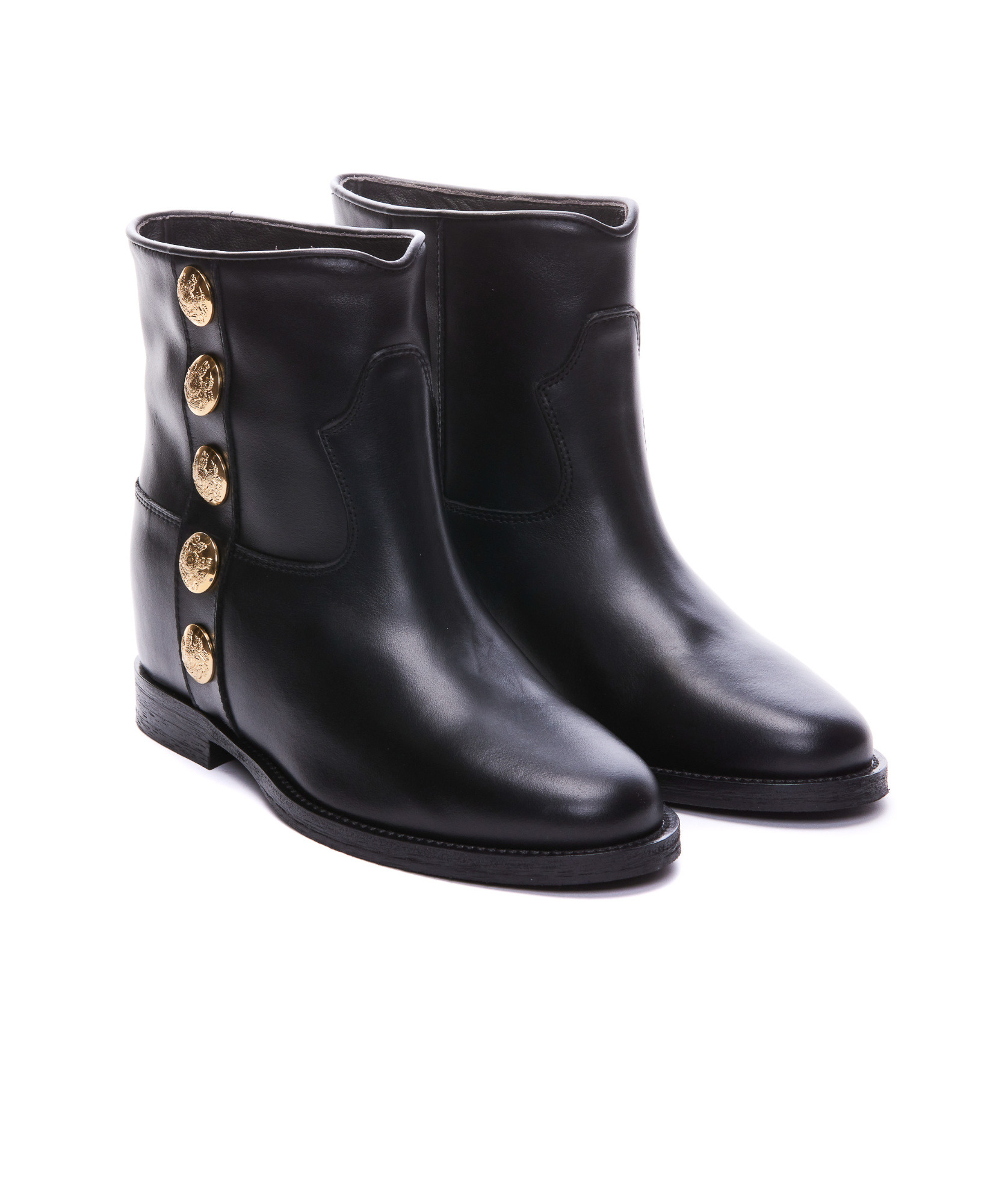 VIA ROMA 15 VIA ROMA 15 3194 ALMOND TOE ANKLE BOOTS 