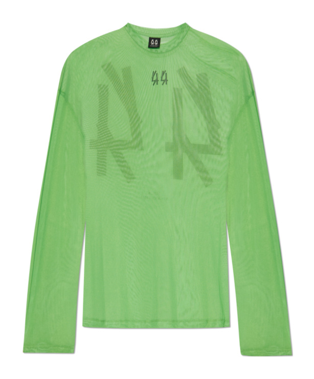 44 Label Group Long-sleeved T-shirt In Green