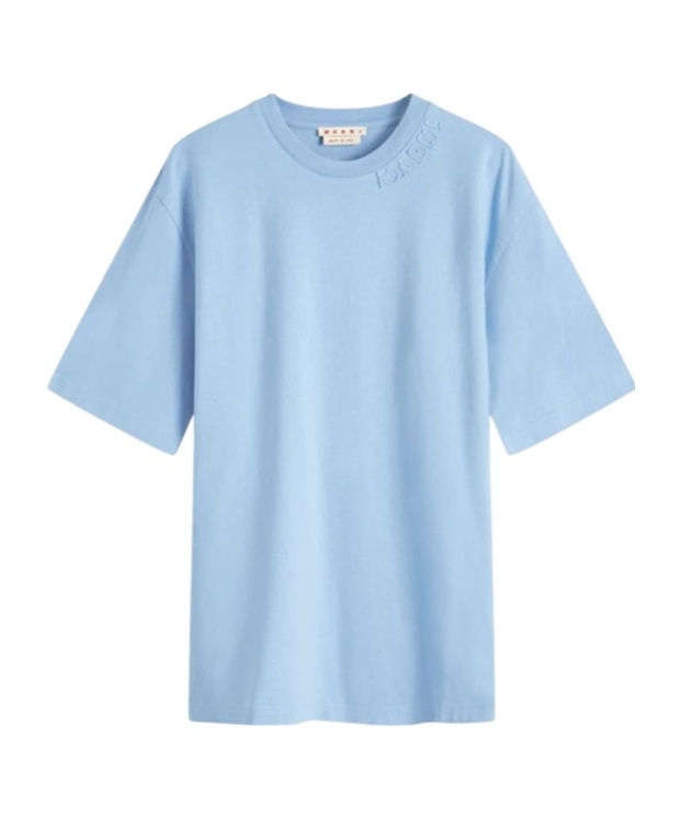 Marni Blue Oversized T-shirt In Blue