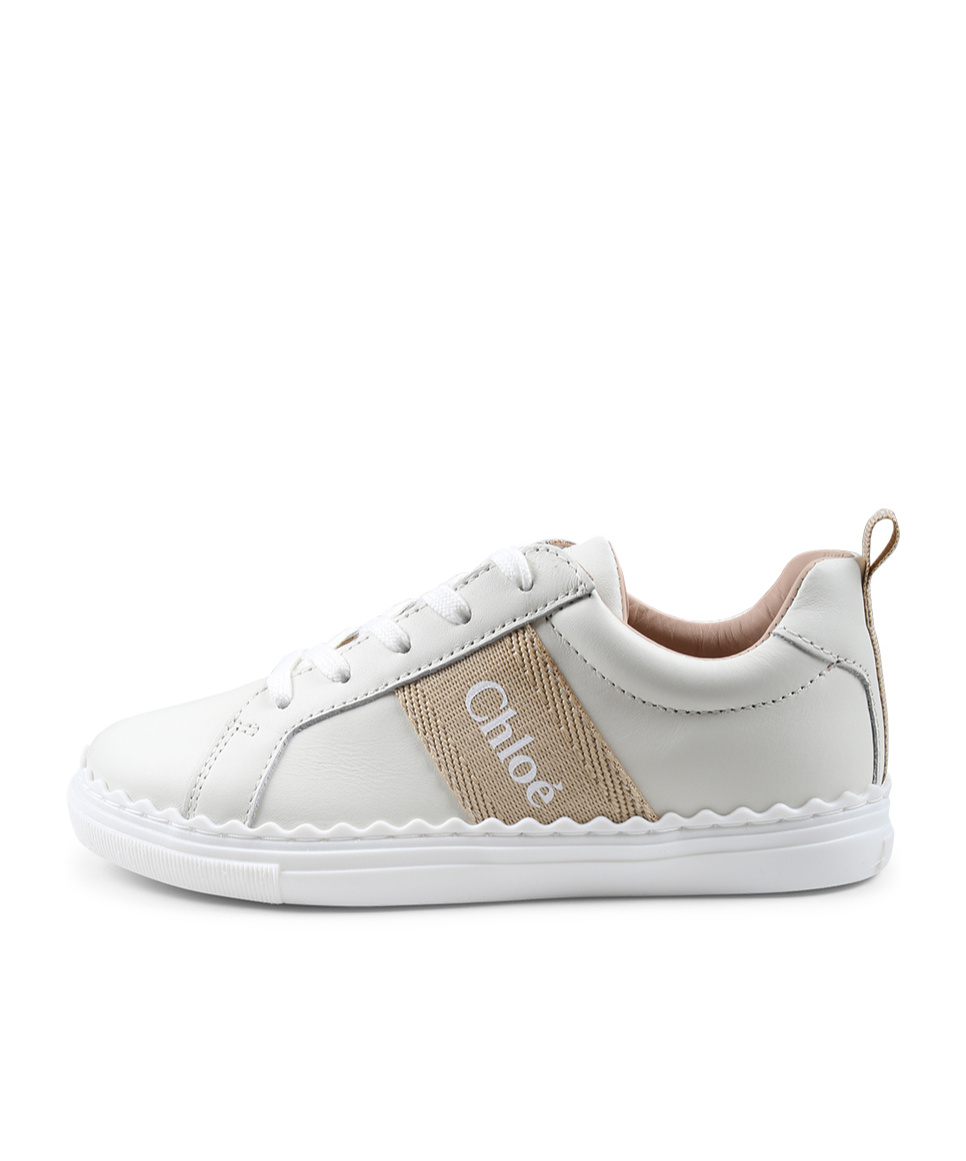 CHLOÉ ROUND HEAD LOW-CUT SNEAKERS