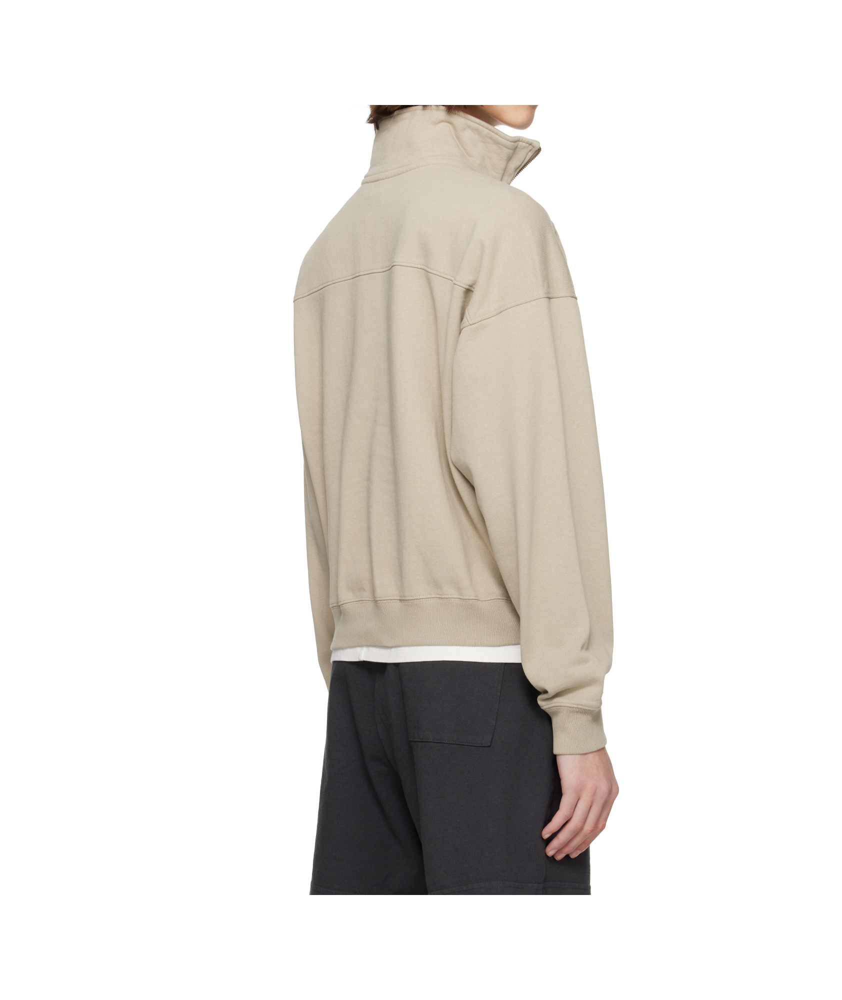 Sporty And Rich Cotton Ny 94 Quarter-zip Sweatshirt
