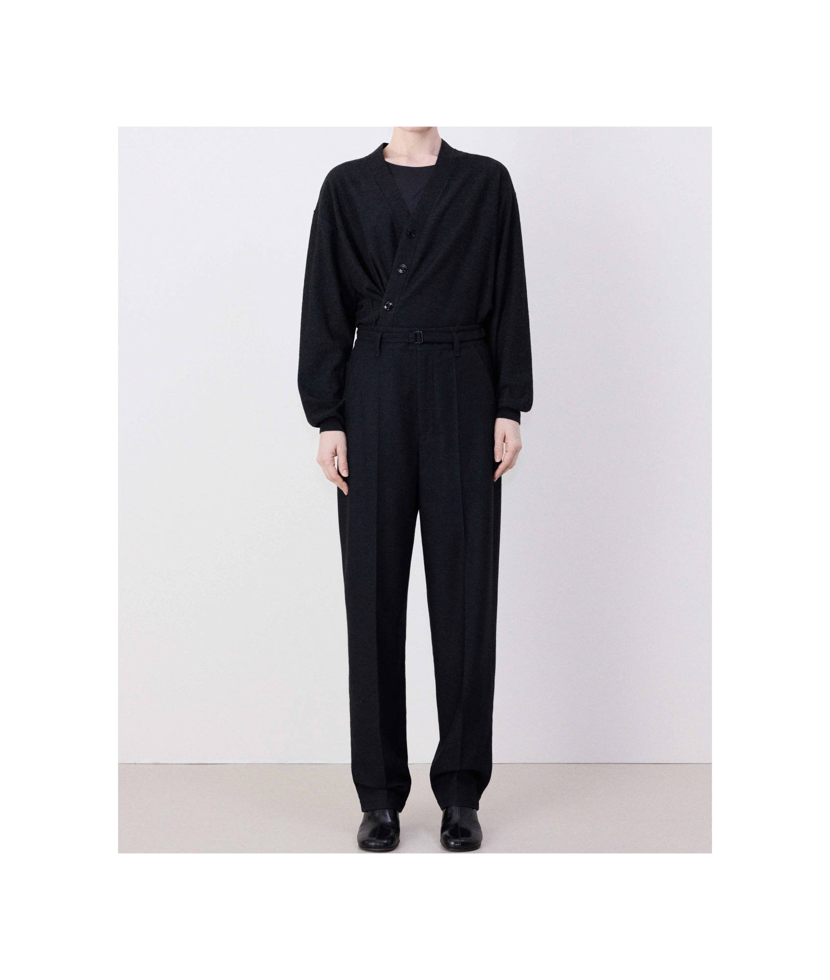 LEMAIRE BELTED TAILORED TROUSERS