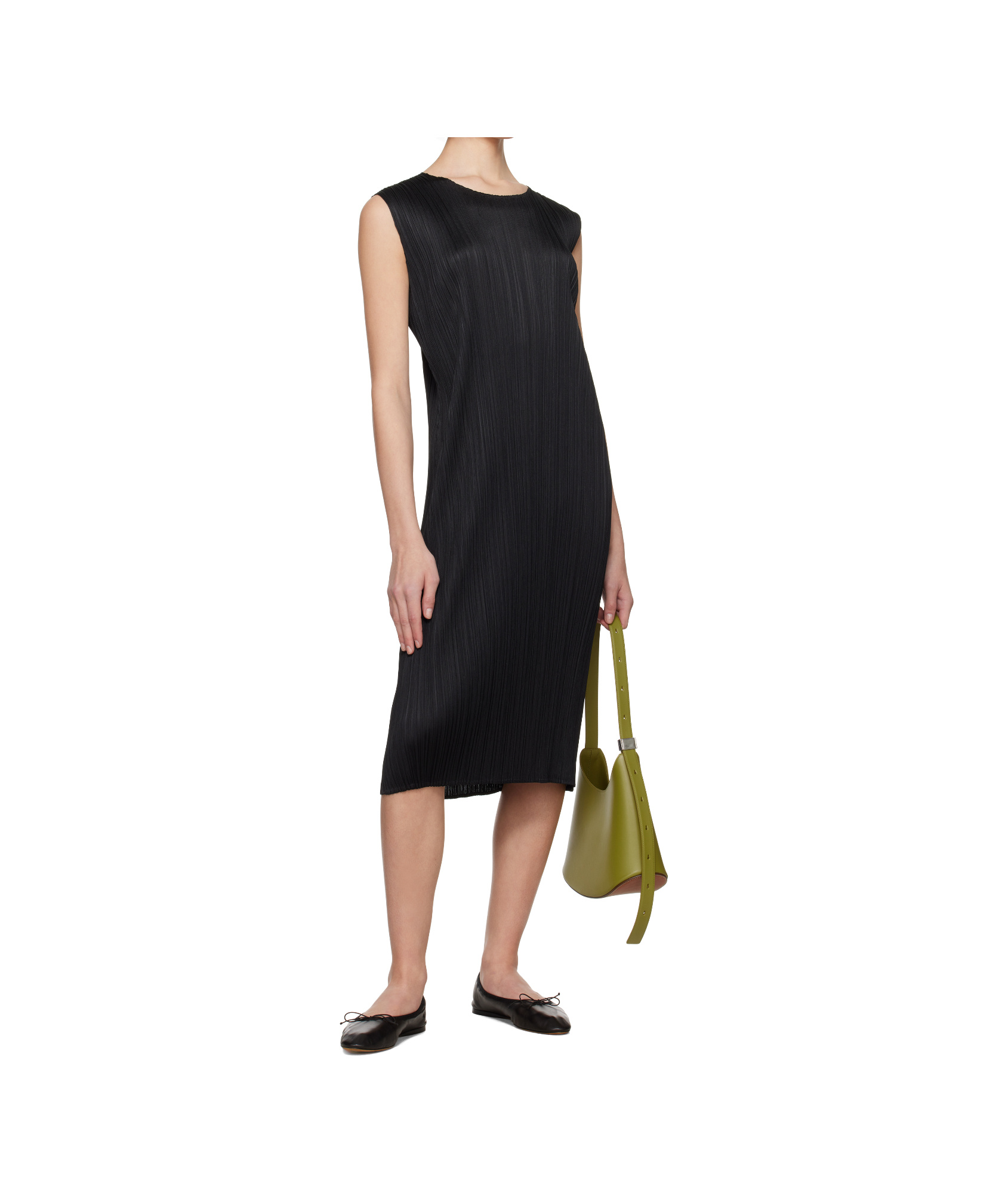 Issey Miyake Monthly Colors April Dress In Black