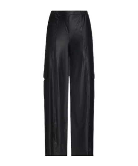 Max Mara High-waisted Casual Cargo Pants In Black
