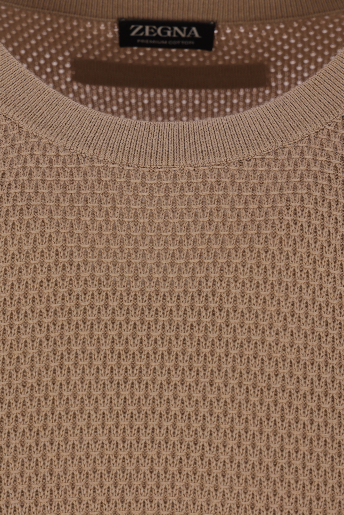 Shop Zegna Cotton T-shirt In Brown