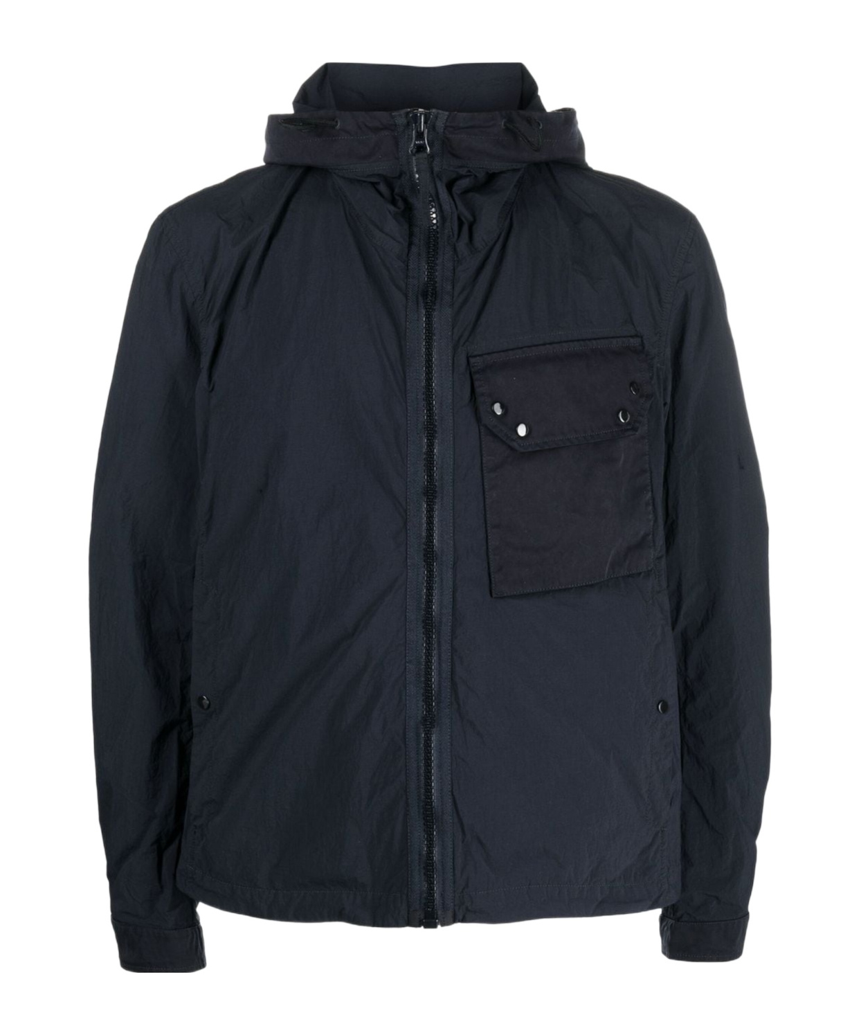 Ten C Long-sleeved Casual Jacket In Black
