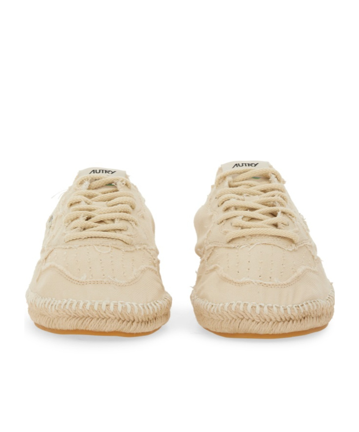 Autry Sandy Espadrilles In Beige Cotton In Nude