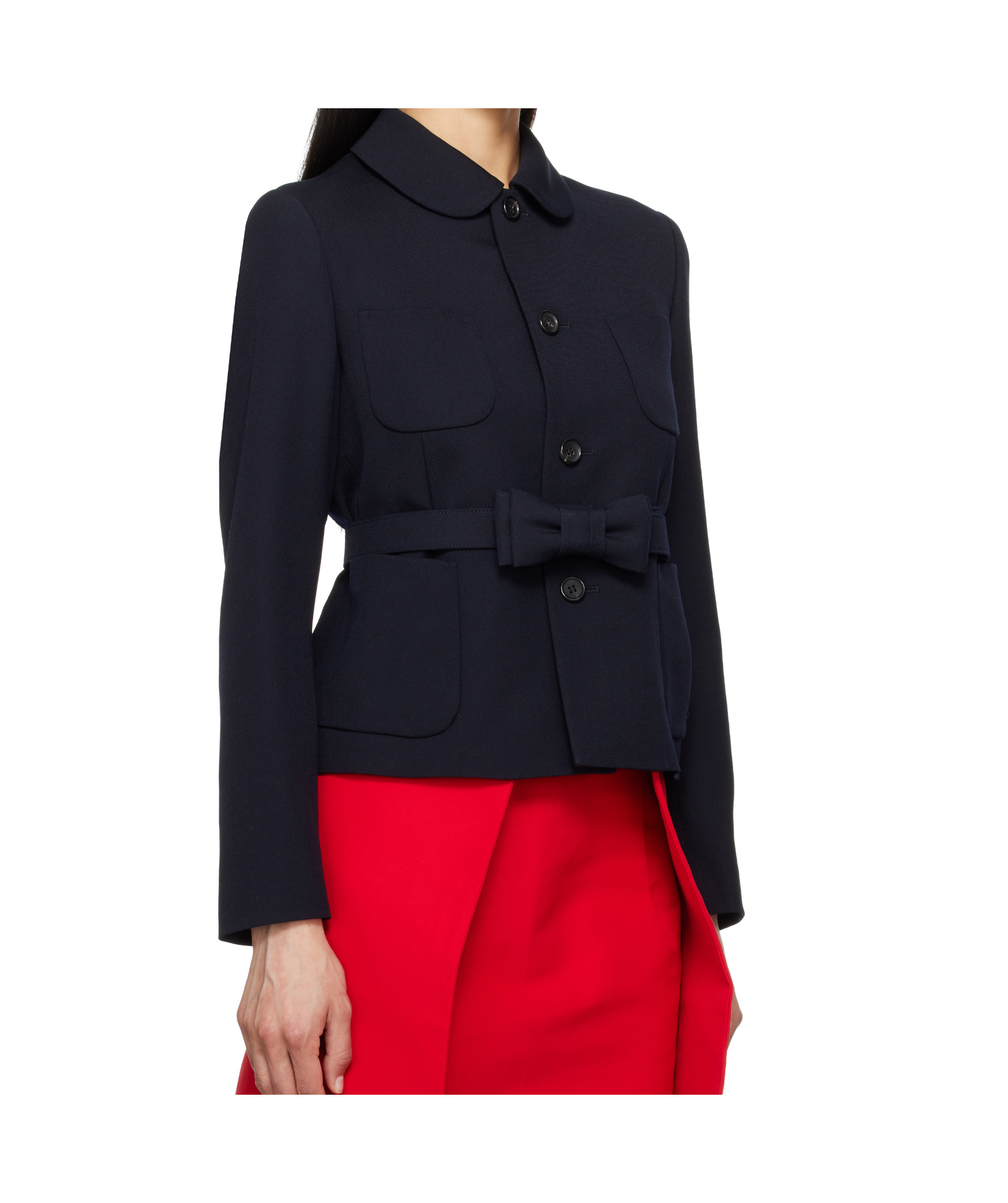 Shop Comme Des Garçons Long Sleeve Casual Jacket