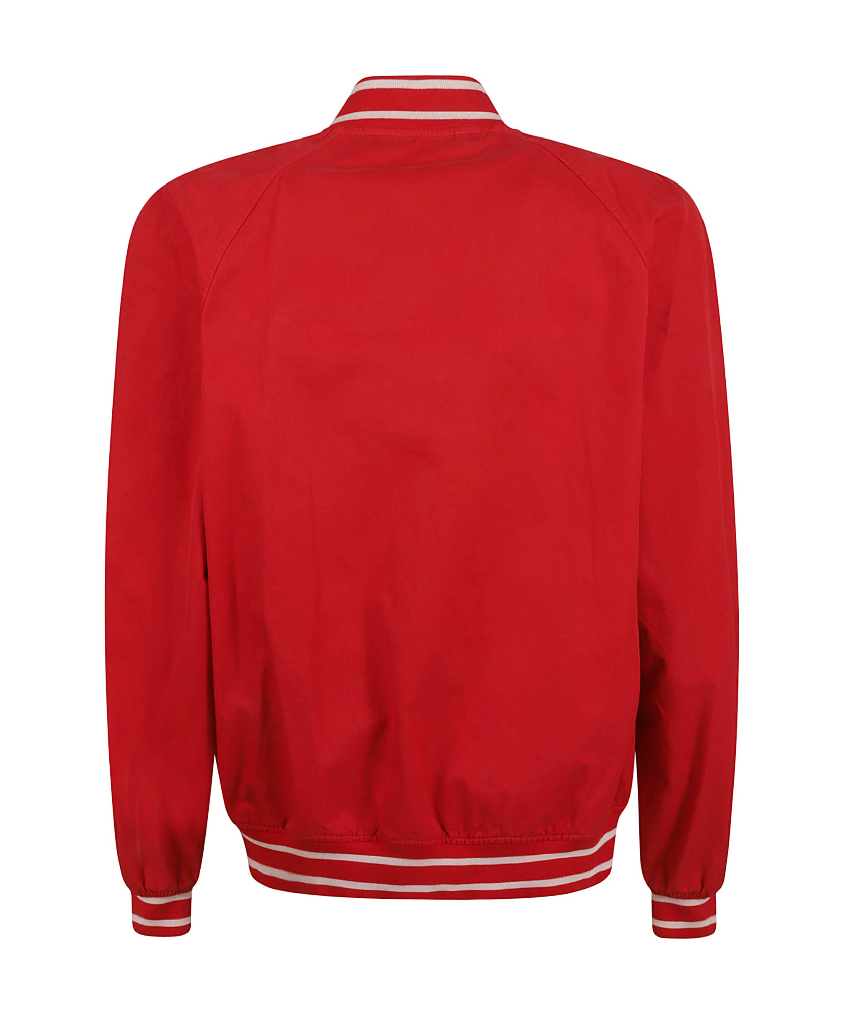 Alexander Mcqueen Oversized Skull Bomber In Red
