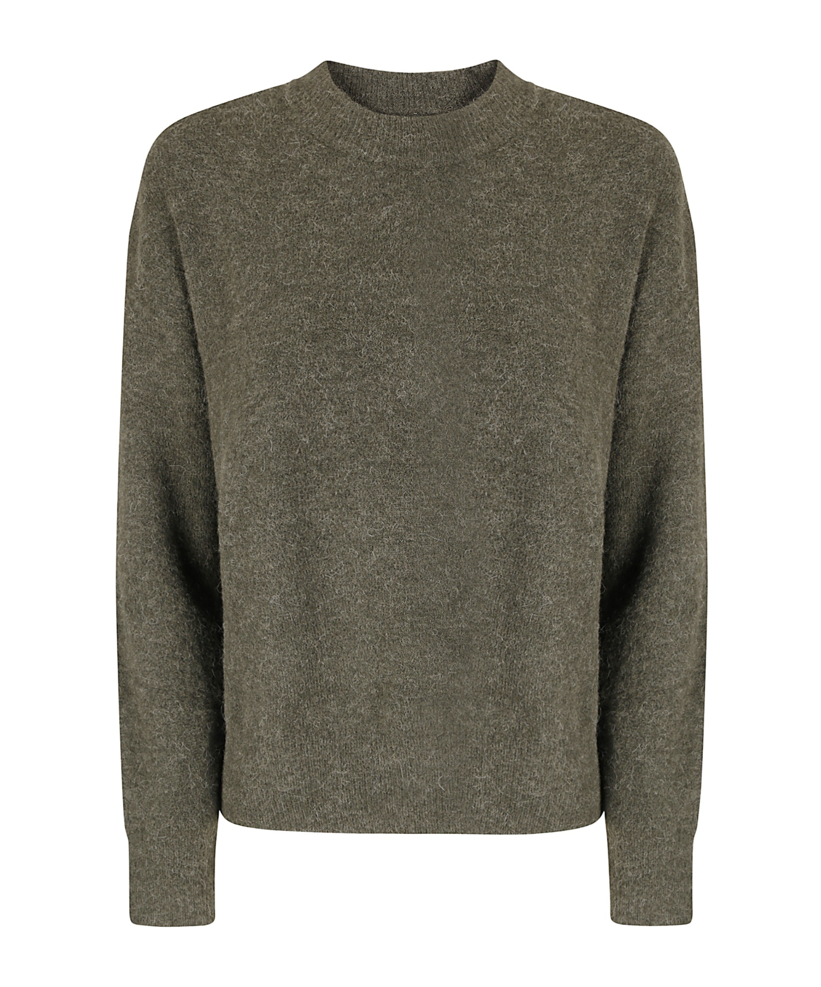Samsoe & Samsoe Crew Neck Long-sleeved Sweater In Green