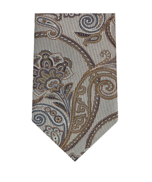 Etro Patchwork Tie In Gray
