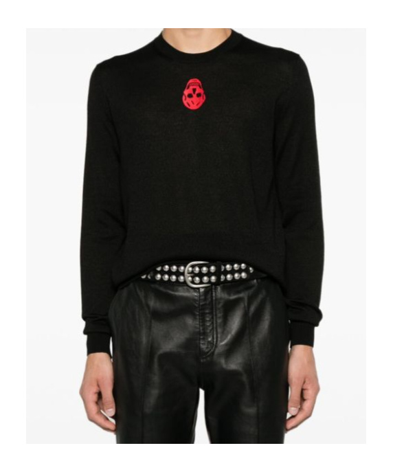 Alexander Mcqueen Sweaters In Black