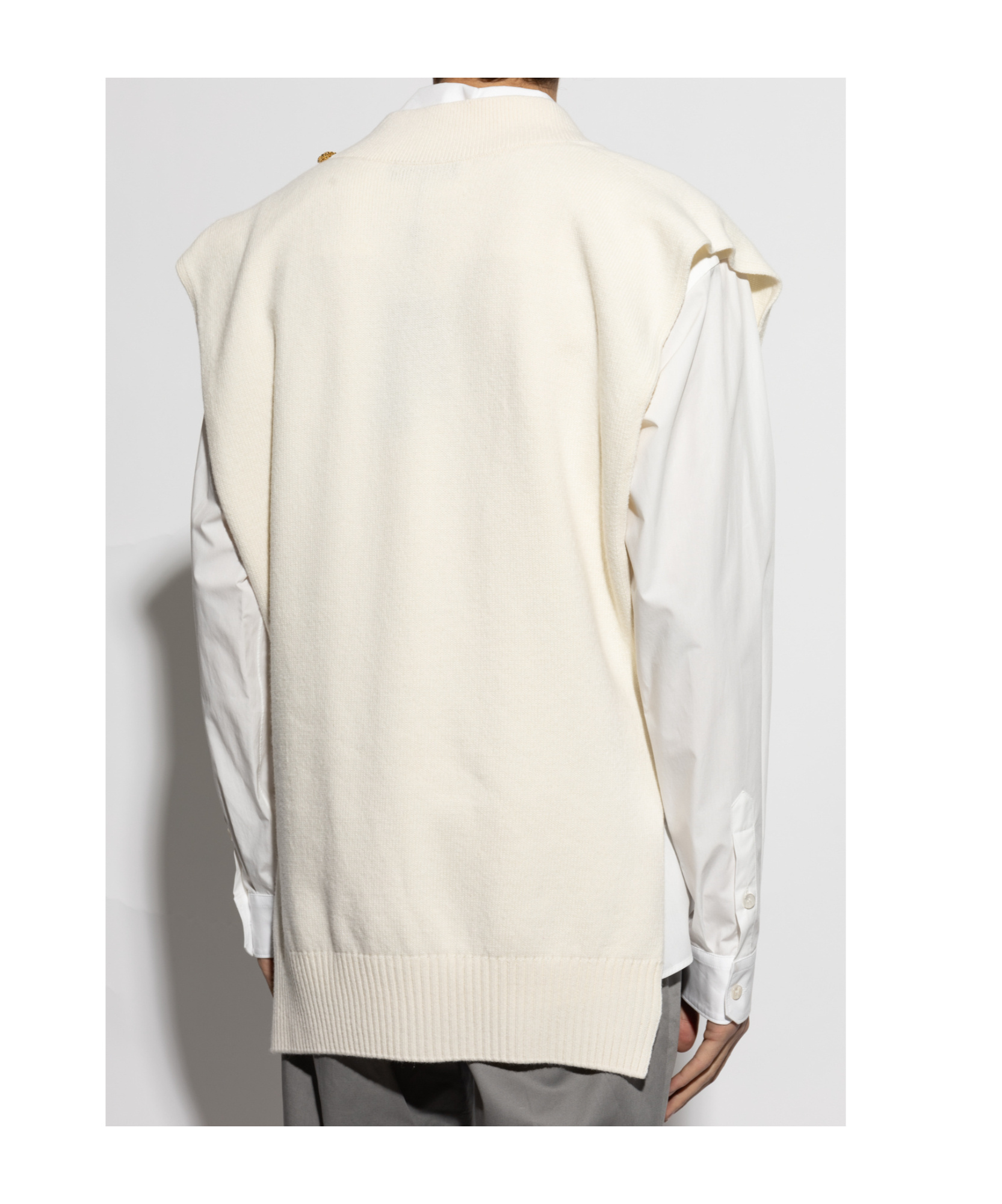 Dolce & Gabbana Crystal-embellished Vest In White