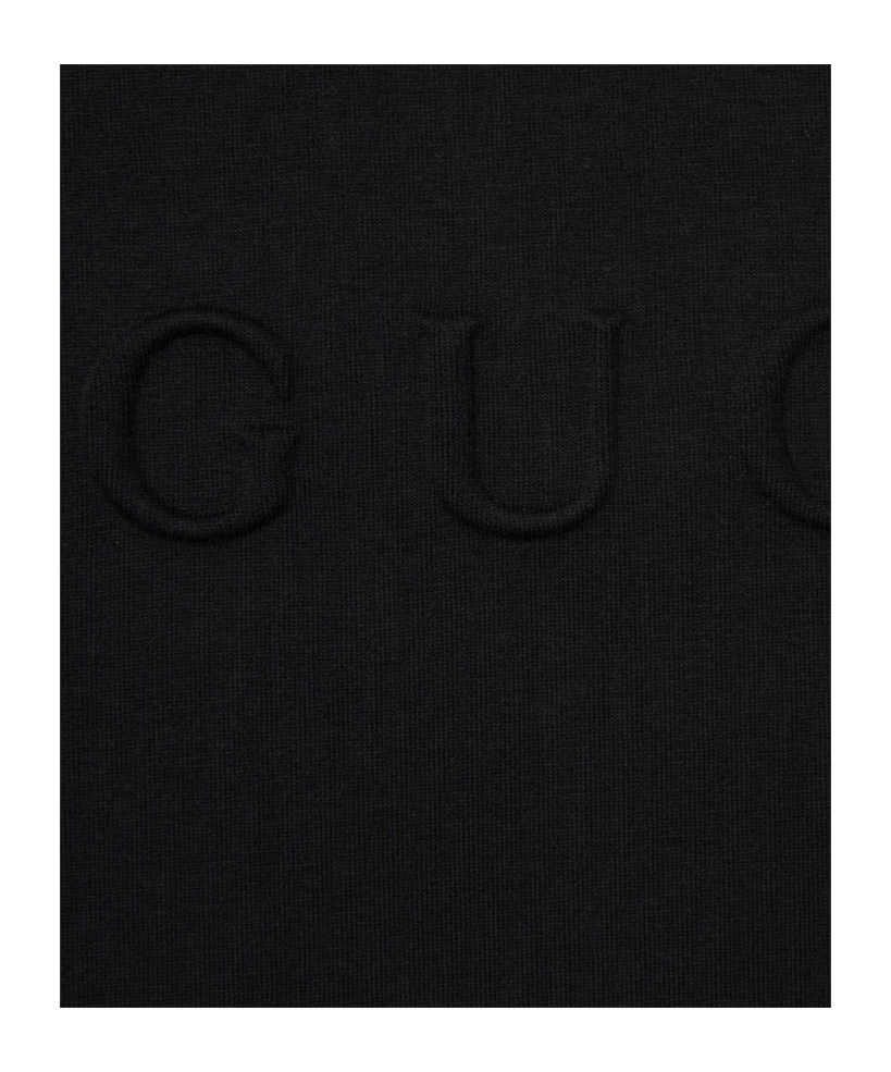 Gucci Double Cotton Jersey Sweatshirt With Logo In Black