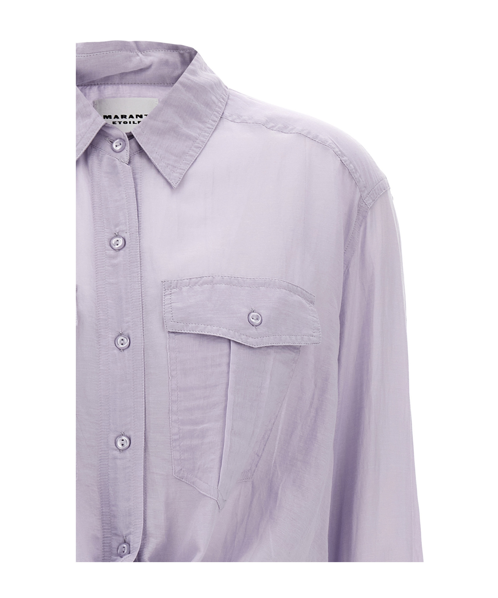 Isabel Marant Étoile Long-sleeved Shirt In Purple