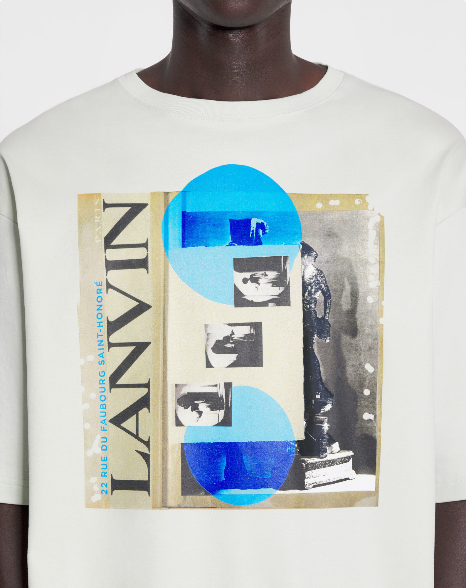 LANVIN LANVIN GRAPHIC PRINTED CREWNECK T-SHIRT