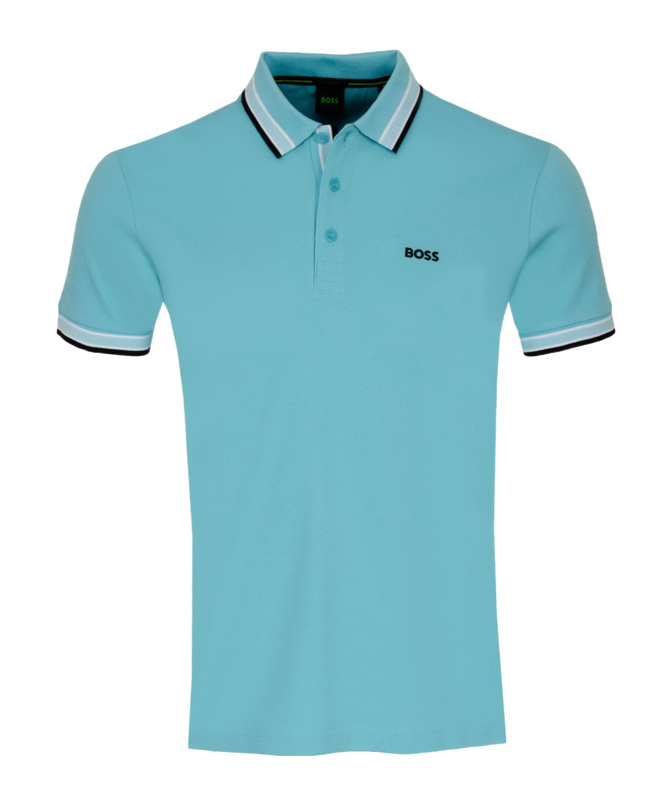 Hugo Boss Short-sleeved Polo Shirt In Blue